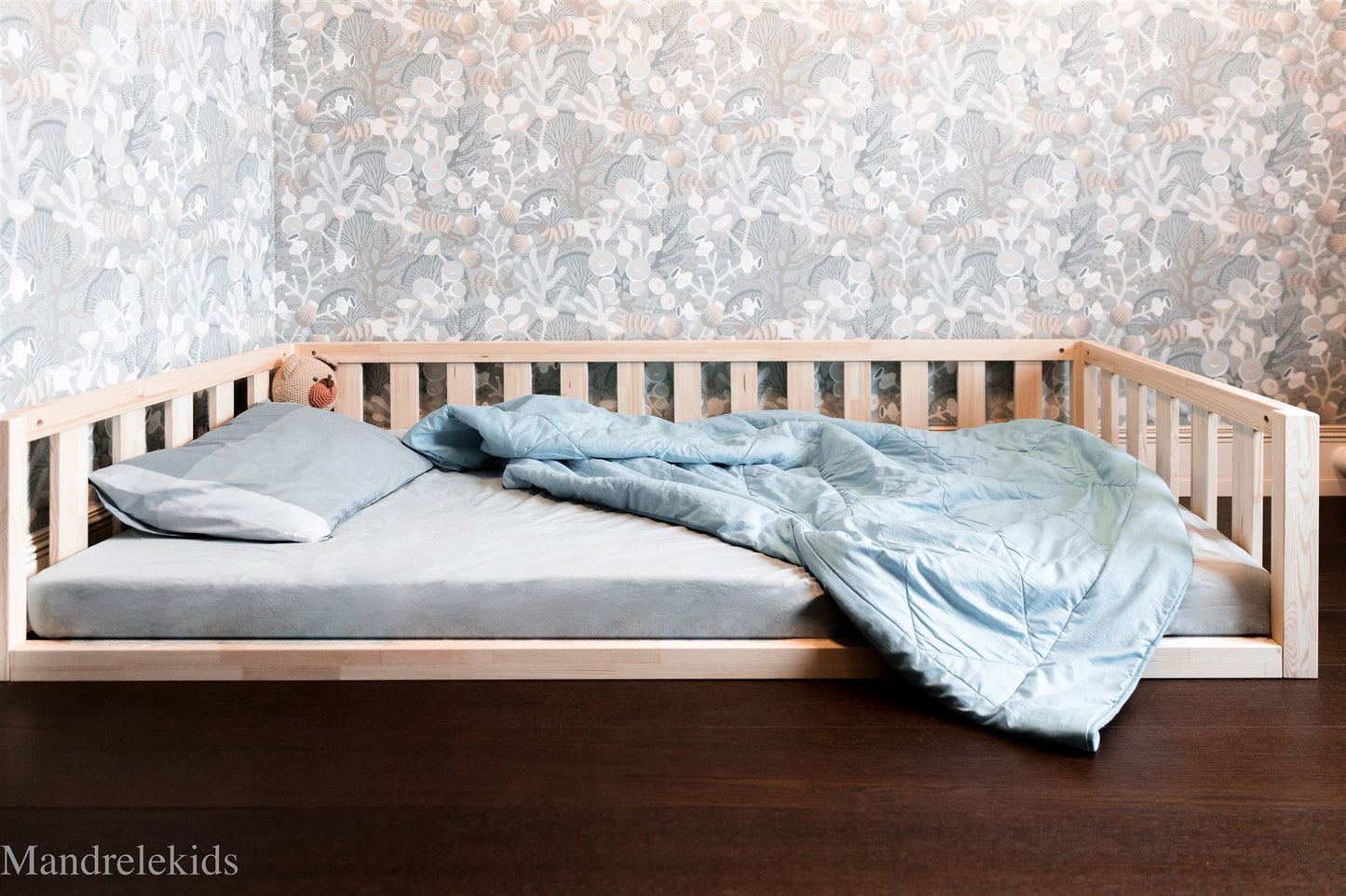 Lit au sol pour tout-petit (sans barrières avant)