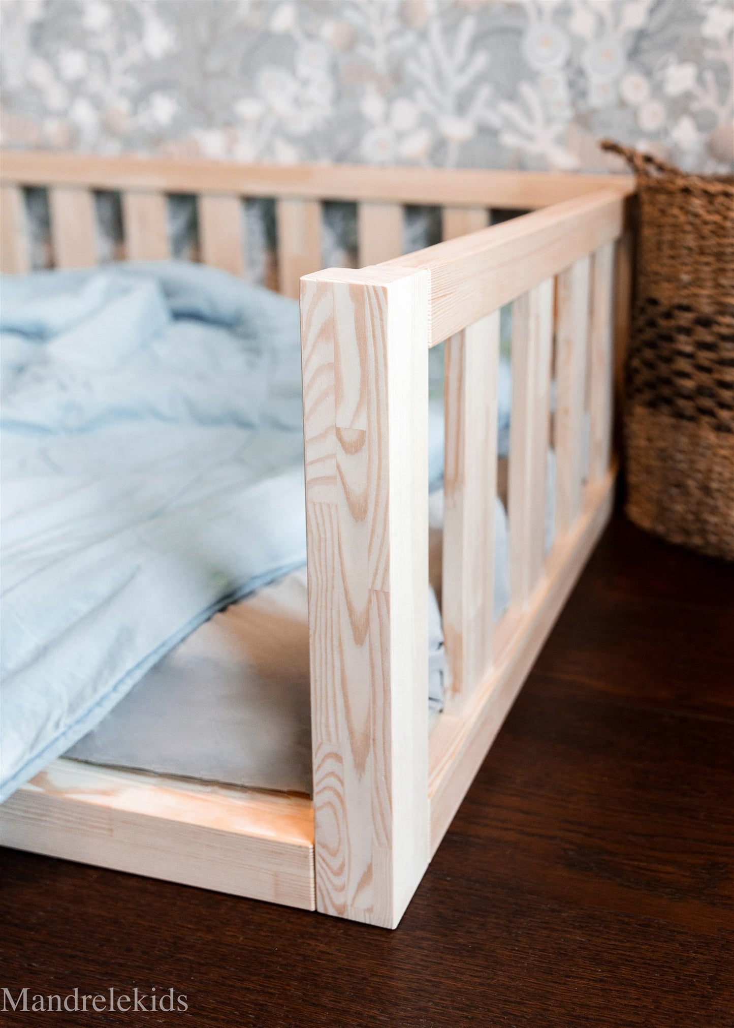 Lit au sol pour tout-petit (sans barrières avant)