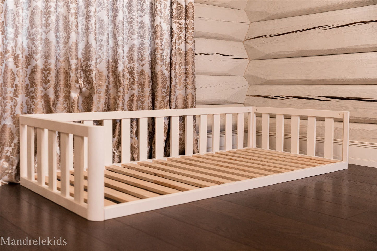 Lit au sol pour tout-petit (sans barrières avant)