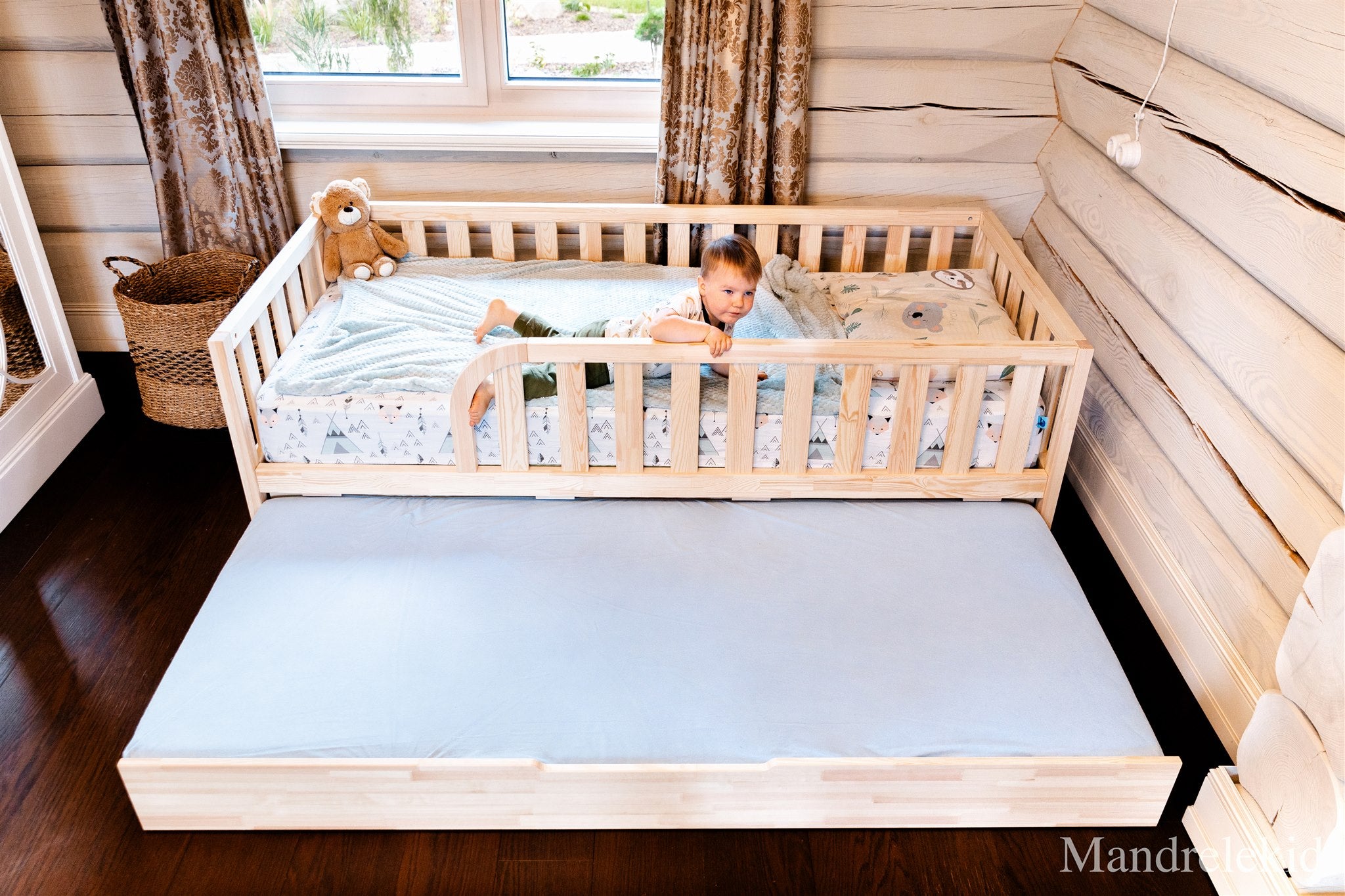 Toddler Bed (with Extra Bed) – MANDRELEKIDS