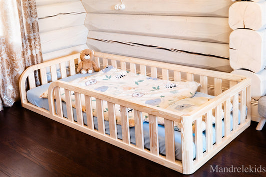 (C) Toddler Floor Bed (with Rounded Opening on Both Sides)