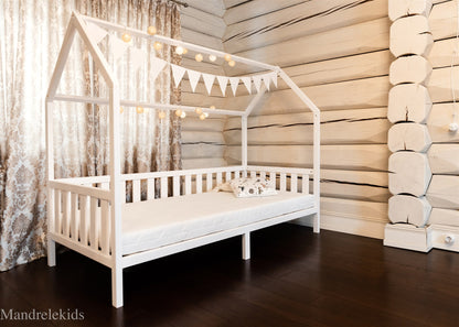 (G) Toddler House Bed on Legs