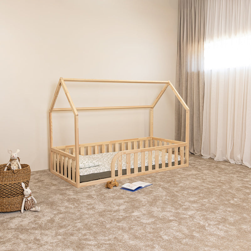 (A) Montessori House Floor Bed for Toddlers