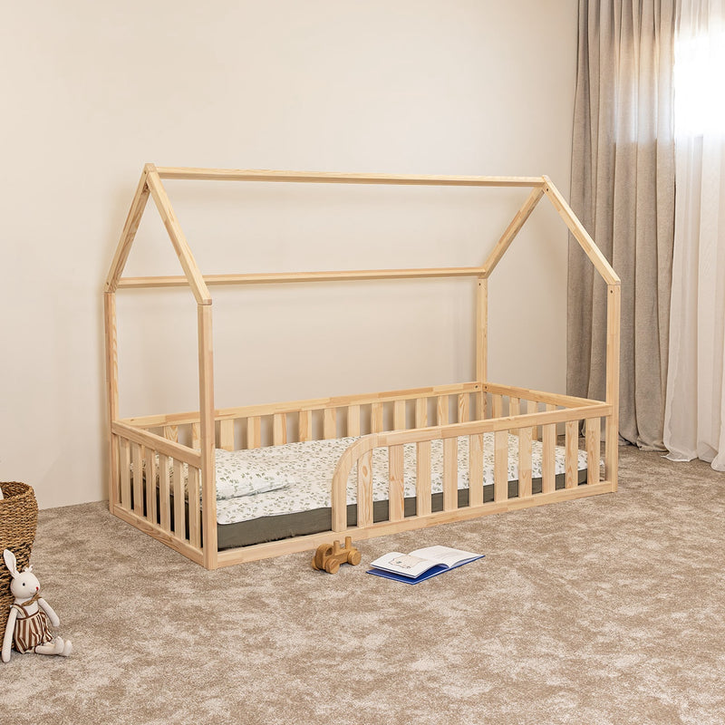 (A) Montessori House Floor Bed for Toddlers