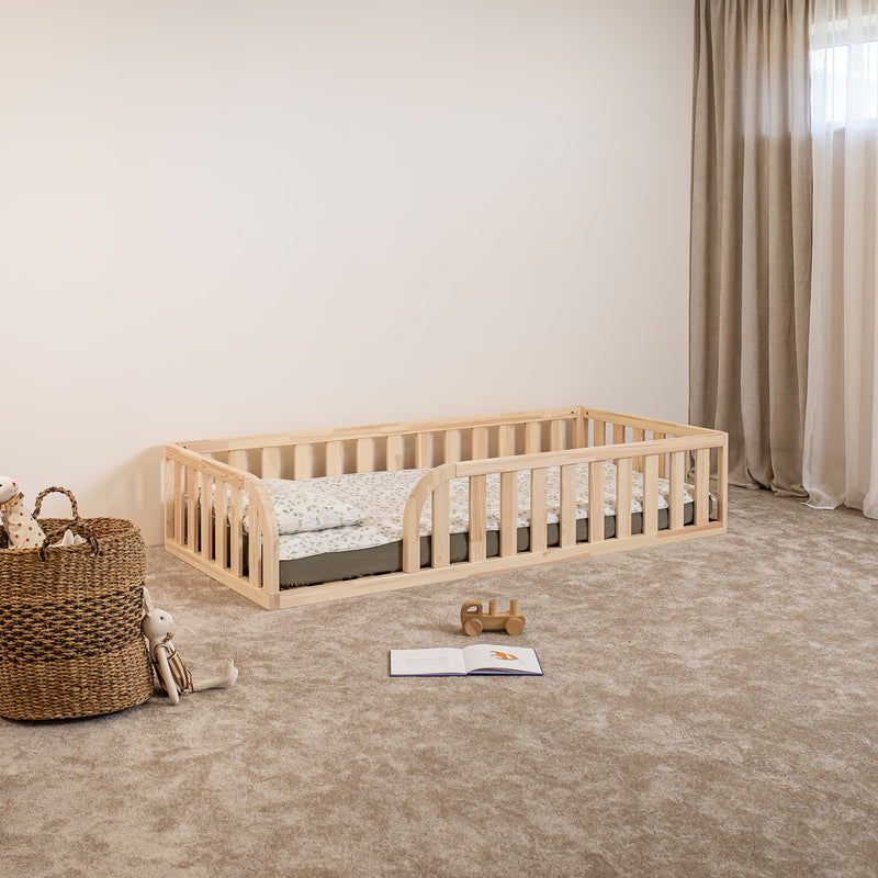 (C) Toddler Floor Bed (with Rounded Opening on Both Sides)