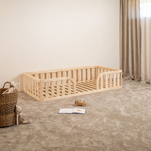 Toddler Floor Bed (with Rounded Opening in the Middle)