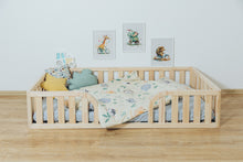 Toddler Floor Bed (with Rounded Opening in the Middle)