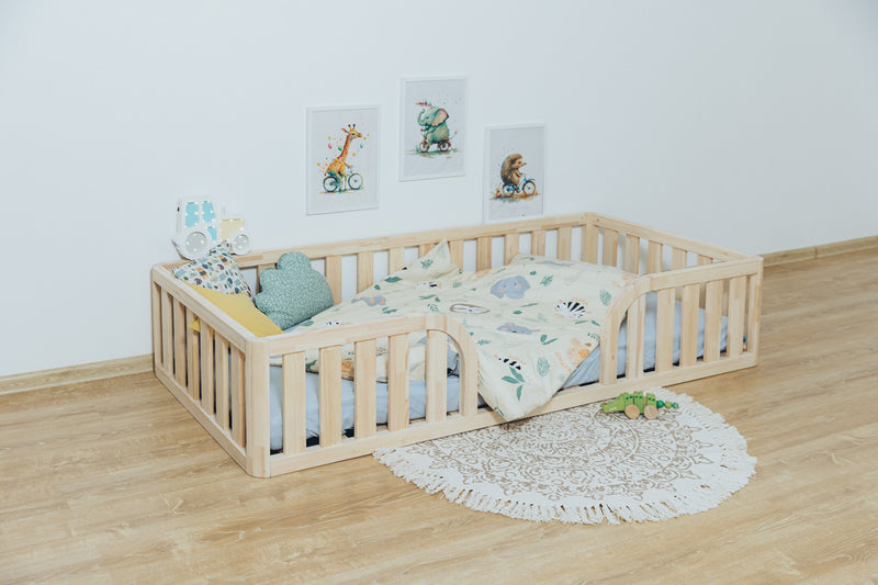 Toddler Floor Bed (with Rounded Opening in the Middle)