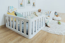 Toddler Floor Bed (with Rounded Opening in the Middle)