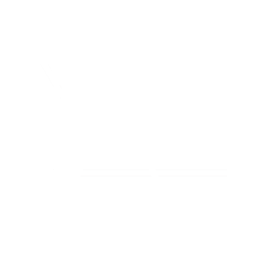 White Mandrelekids logo on transparent background