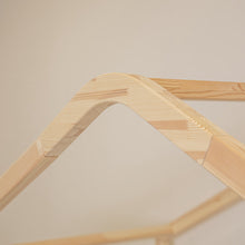 Close-up of the rounded roof detail on the NOLRI Montessori house floor bed for toddlers